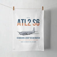 Thumbnail for Atlantique 2 Standard 6 design on white towel