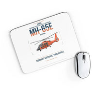 Thumbnail for Airbus MH-65E Dolphin design on white rectangle mouse pad