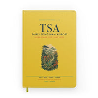 Thumbnail for Taipei Songshan Airport (TSA) design on yellow notebook