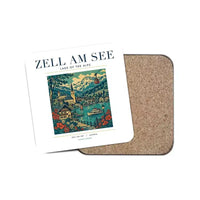 Thumbnail for ZELL AM SEE - Poster - Coaster - White