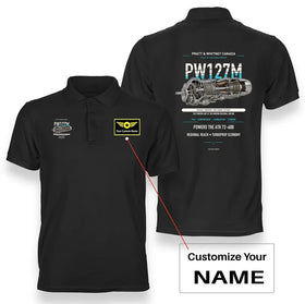 Pratt & Whitney Canada PW127M Engine Premium Polo T-Shirts