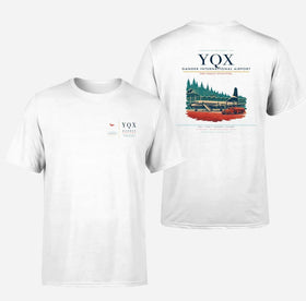 Double-Side Printing — Gander International Airport (YQX) Double-Side T-Shirt