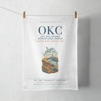 Thumbnail for OKC Will Rogers International Airport (OKC) design on white towel