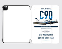 Thumbnail for Beechcraft King Air C90 design on white ipad tablet case