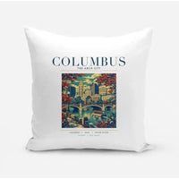 Thumbnail for COLUMBUS - Poster - Pillow - White