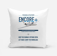Thumbnail for Cessna Citation Encore+ design on white pillow