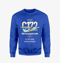 Thumbnail for Cessna 172 Skyhawk design on blue sweatshirt