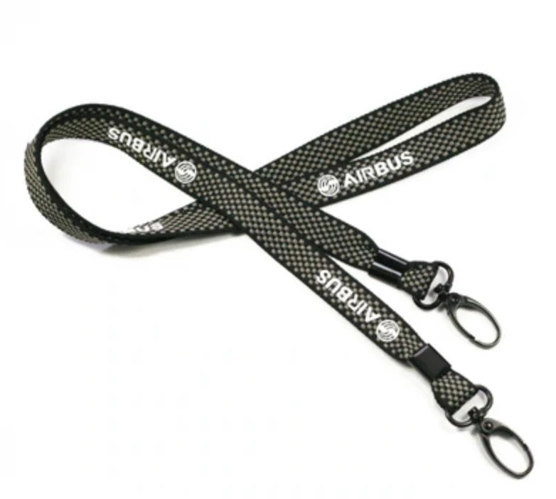 Best-Selling Genuine Airbus lanyard and ID holder, Double Buckle