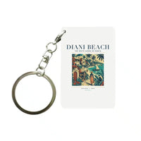 Thumbnail for DIANI BEACH - Poster - Key Chain - White