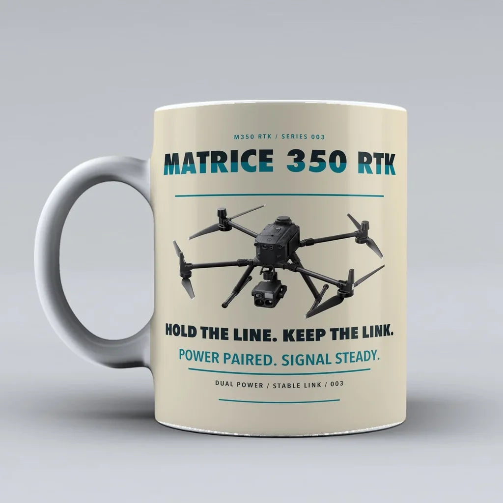Matrice 350 RTK Mug design on beige dji