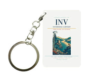 Thumbnail for Inverness Airport (INV) design on white key chain