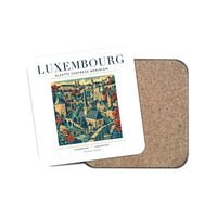 Thumbnail for LUXEMBOURG - Poster - Coaster - White