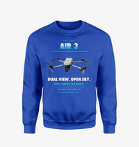 Thumbnail for DJI Air 3 design on blue sweatshirt