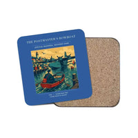 Thumbnail for The Postmaster's Rowboat - Designed Coasters design on blue 1-piece