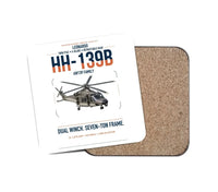 Thumbnail for Leonardo HH-139B design on white 1 piece coaster