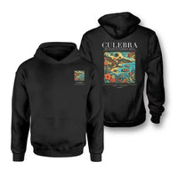 Thumbnail for CULEBRA - Poster - Double-Side Hoodie - Black