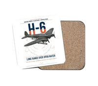 Thumbnail for Heinkel He 111H-6 design on white 1 piece coaster