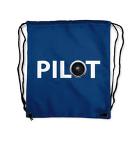 Thumbnail for Pilot & Jet Engine Drawstring Bag - view 2
