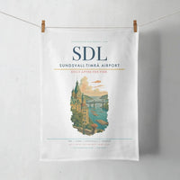 Thumbnail for Sundsvall-Timrå Airport (SDL) design on white towel