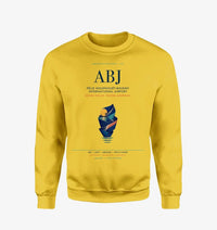 Thumbnail for Félix Houphouët-Boigny International Airport (ABJ) design on yellow sweatshirt