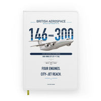 Thumbnail for BAe 146-300 design on white notebook