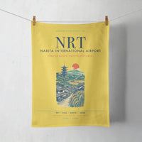Thumbnail for Tokyo Narita International Airport (NRT) design on yellow towel