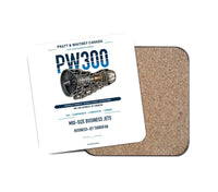 Thumbnail for PW300 design on white 1 piece coaster