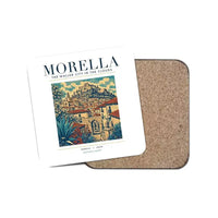 Thumbnail for MORELLA - Poster - Coaster - White
