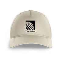 Thumbnail for Continental Airlines logo printed on beige cap