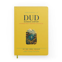 Thumbnail for Dunedin Airport (DUD) design on yellow notebook