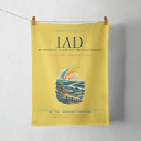 Thumbnail for Washington Dulles International Airport (IAD) design on yellow towel