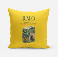 Thumbnail for Chisinau Eugen Doga International Airport (RMO) design on yellow pillow