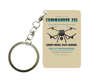 Thumbnail for Draganfly Commander 3XL Key Chain design on beige key chain