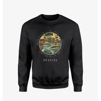 Thumbnail for ST LUCIA - Badge - Sweatshirt - Black