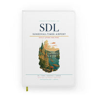 Thumbnail for Sundsvall-Timrå Airport (SDL) design on white notebook