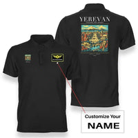 Thumbnail for YEREVAN - Poster - Double-Side Polo - Black + Name