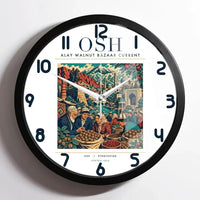 Thumbnail for OSH - Poster - Wall Clock Framed - White