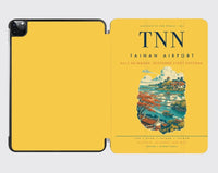 Thumbnail for Tainan Airport (TNN) design on yellow ipad tablet case