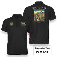 Thumbnail for ST JOHN'S - Poster - Double-Side Polo - Black + Name