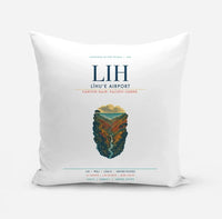 Thumbnail for Līhuʻe Airport (LIH) design on white pillow