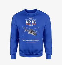 Thumbnail for Airbus H215 design on blue sweatshirt
