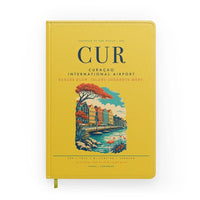 Thumbnail for Curaçao International Airport (CUR) design on yellow notebook