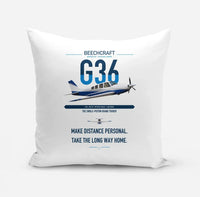 Thumbnail for Beechcraft Bonanza G36 design on white pillow