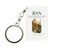 Thumbnail for Bornholm Airport (RNN) design on white key chain