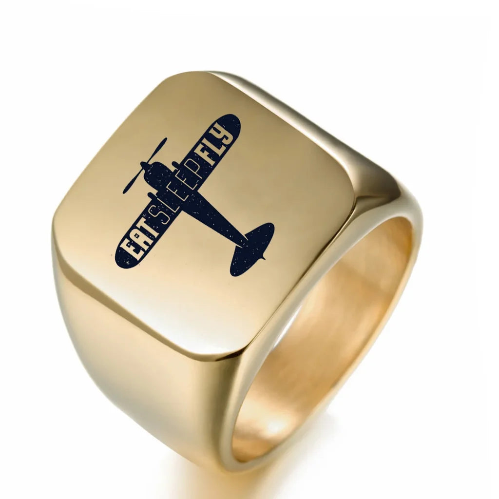 Eat Sleep Fly & Propeller Ring - view 2
