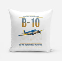 Thumbnail for Martin B-10 design on white pillow