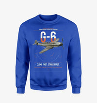 Thumbnail for Messerschmitt Bf 109G-6 design on blue sweatshirt