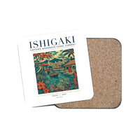 Thumbnail for ISHIGAKI - Poster - Coaster - White