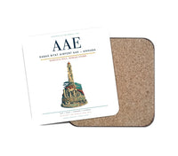 Thumbnail for Rabah Bitat Airport (AAE) design on white 1 piece coaster