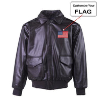 Thumbnail for Customisable Flag Bomber Jacket - view 2